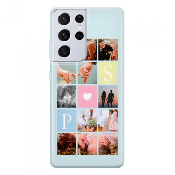 SAMSUNG - Galaxy S21 Ultra - Soft Clear Case - Insta Love Photo Linked