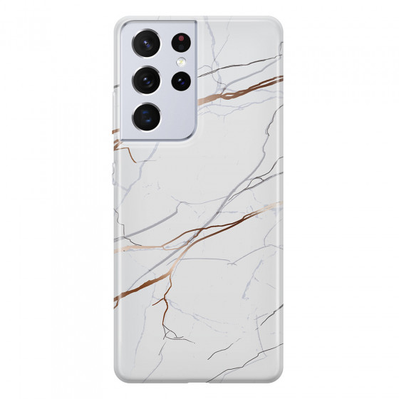 SAMSUNG - Galaxy S21 Ultra - Soft Clear Case - Pure Marble Collection IV.