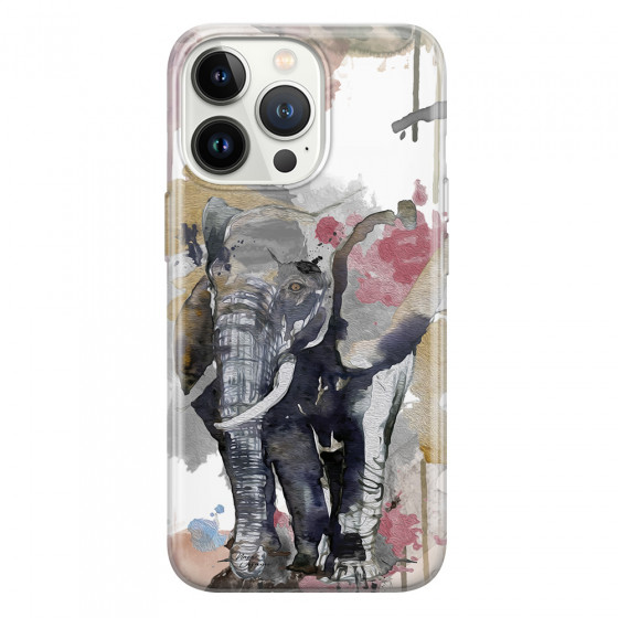 APPLE - iPhone 13 Pro Max - Soft Clear Case - Elephant