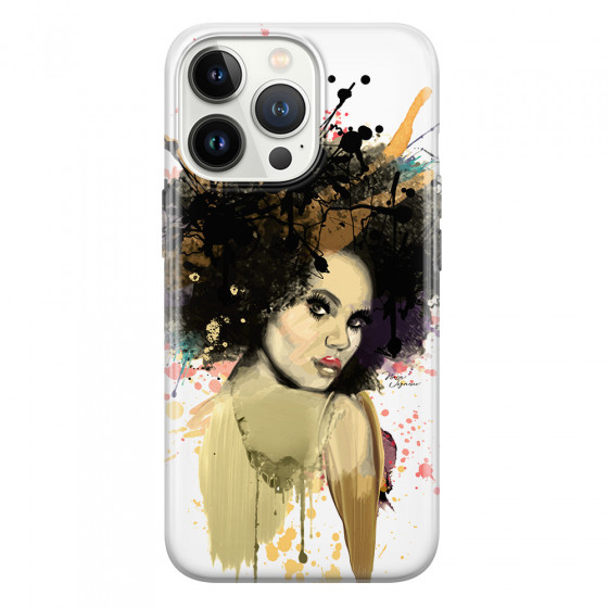 APPLE - iPhone 13 Pro Max - Soft Clear Case - We love Afro