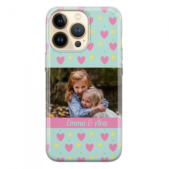 APPLE - iPhone 13 Pro - Soft Clear Case - Heart Shaped Photo
