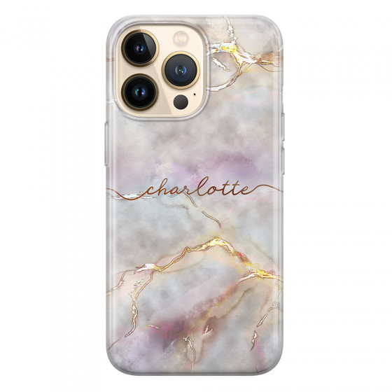 APPLE - iPhone 13 Pro - Soft Clear Case - Marble Rootage