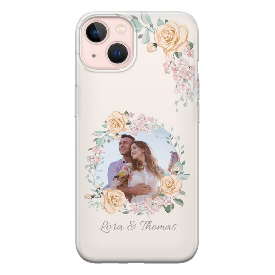 APPLE - iPhone 13 Mini - Soft Clear Case - Frame Of Roses