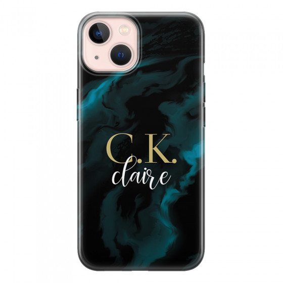 APPLE - iPhone 13 Mini - Soft Clear Case - Streamflow Dark Elegance