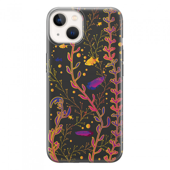 APPLE - iPhone 13 - Soft Clear Case - Midnight Aquarium