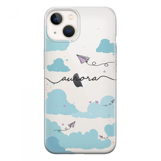 APPLE - iPhone 13 - Soft Clear Case - Up in the Clouds
