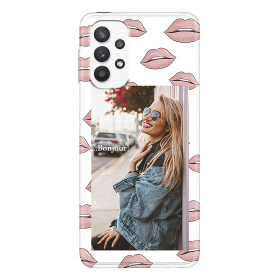 SAMSUNG - Galaxy A32 - Soft Clear Case - Teenage Kiss Phone Case