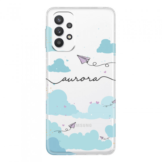 SAMSUNG - Galaxy A32 - Soft Clear Case - Up in the Clouds