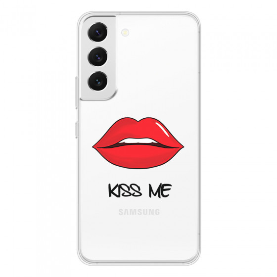 SAMSUNG - Galaxy S22 Plus - Soft Clear Case - Kiss Me